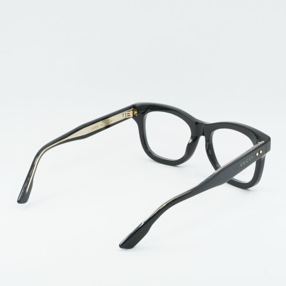 🕶️ New Gucci GG1086O 005 Eyeglasses - Black Frame - Picture 8 of 9